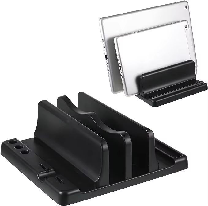 Laptop Stand - Büro-Laptopständer aus ABS-Kunststoff, vertikal, spart Platz