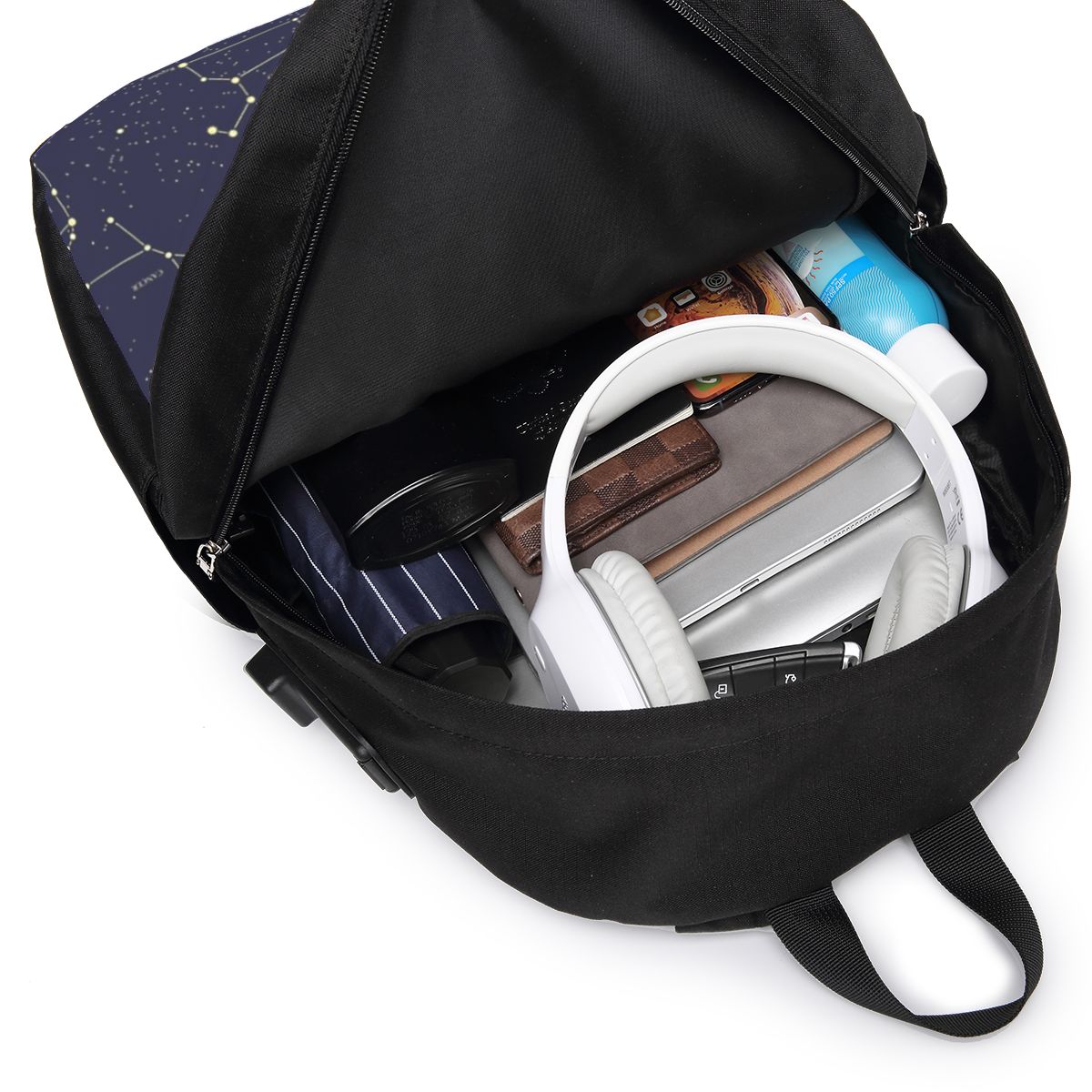 Nachthimmel, goldene himmlisch – Laptop Bag Bewertung und Preis
